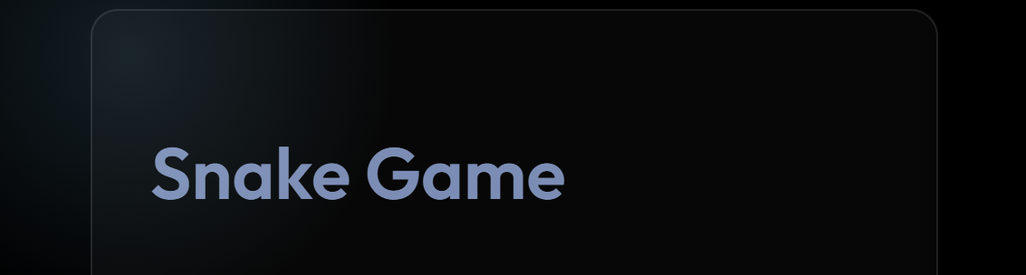 Snake Game