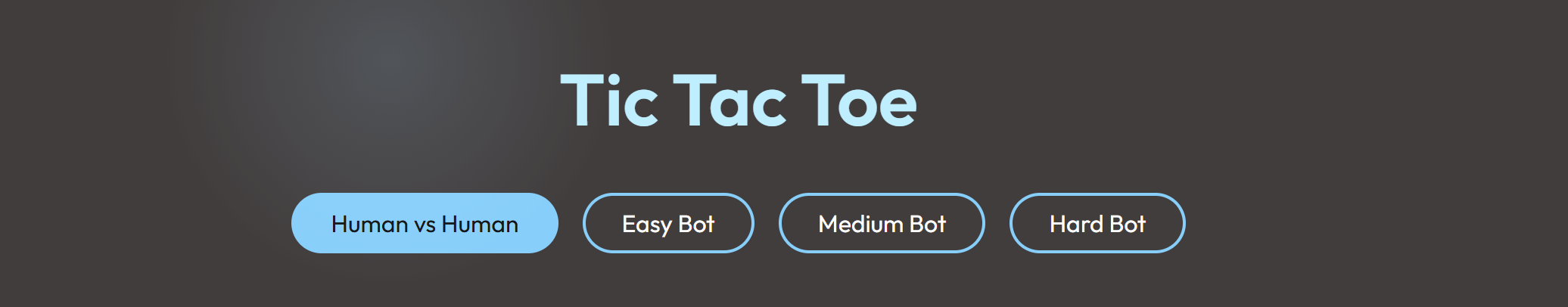Tic Tac Toe Game